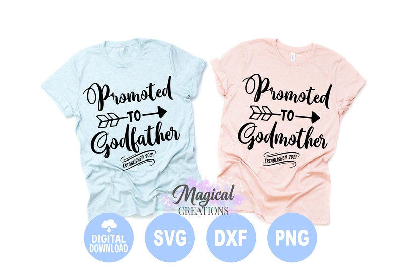 Download Promoted To Godfather Svg Promoted To Godmother Svg New Etsy