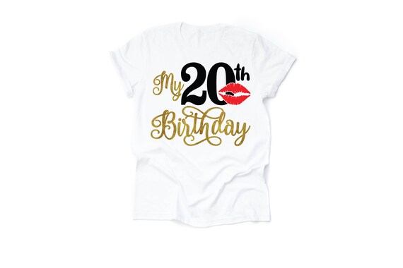 My 20th Birthday Svg, My 20th Birthday, It's My Birthday Svg, It's