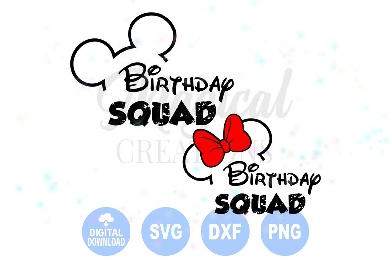 Download Mickey Minnie Birthday Squad svg Birthday Squad svg ...