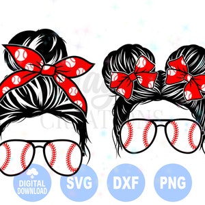 Messy Bun Mom svg, Messy Bun Girl svg, Messy Bun svg, Mom Tshirt svg, Messy Bun Baseball svg, Messy Bun Kids svg