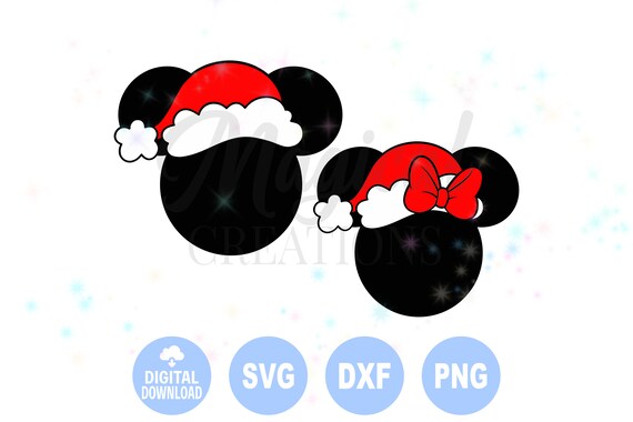 Download Mickey Christmas Santa Hat Svg Christmas Svg Christmas Santa Etsy Yellowimages Mockups