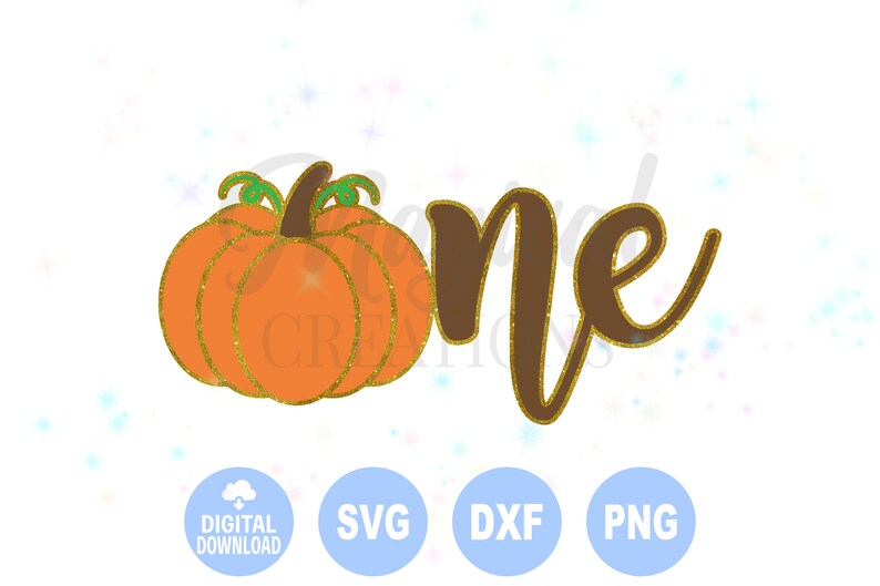 Download Pumpkin One Cake Topper svg Pumpkin First Birthday svg | Etsy