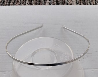 50 Tiara bands, metal tiara wire,  DIY tiara wire,  tiara making wire, wedding tiara base,  silver tiara,  tiara for craft,  hair band