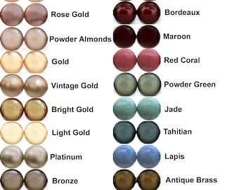 Swarovski Crystal Pearls, Round Pearl Beads 8mm 10pcs