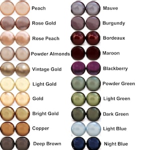 Swarovski Crystal Pearls, Round Pearl Beads 5mm 50pcs
