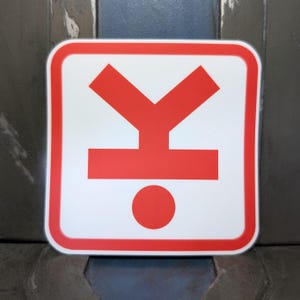 Semiotic Zero-Gravity Pressurized vinyl sticker