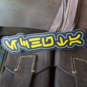 E Chu Ta vinyl sticker Aurebesh