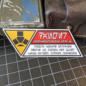 Danger: Poisonous Gas vinyl sticker