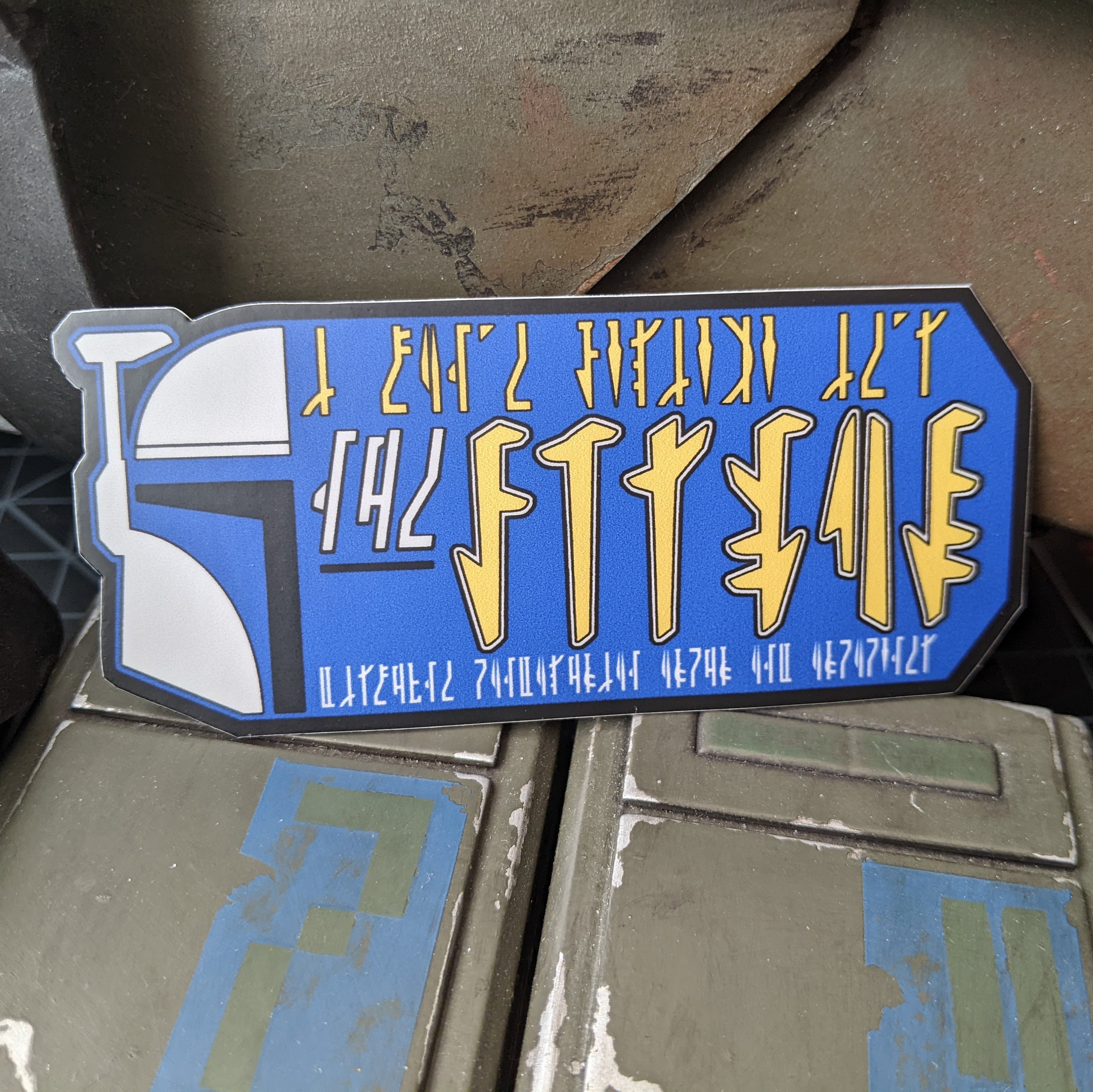 Lfm Sticker I Can't Believe It's Not Beskar Vinyl Sticker - Etsy