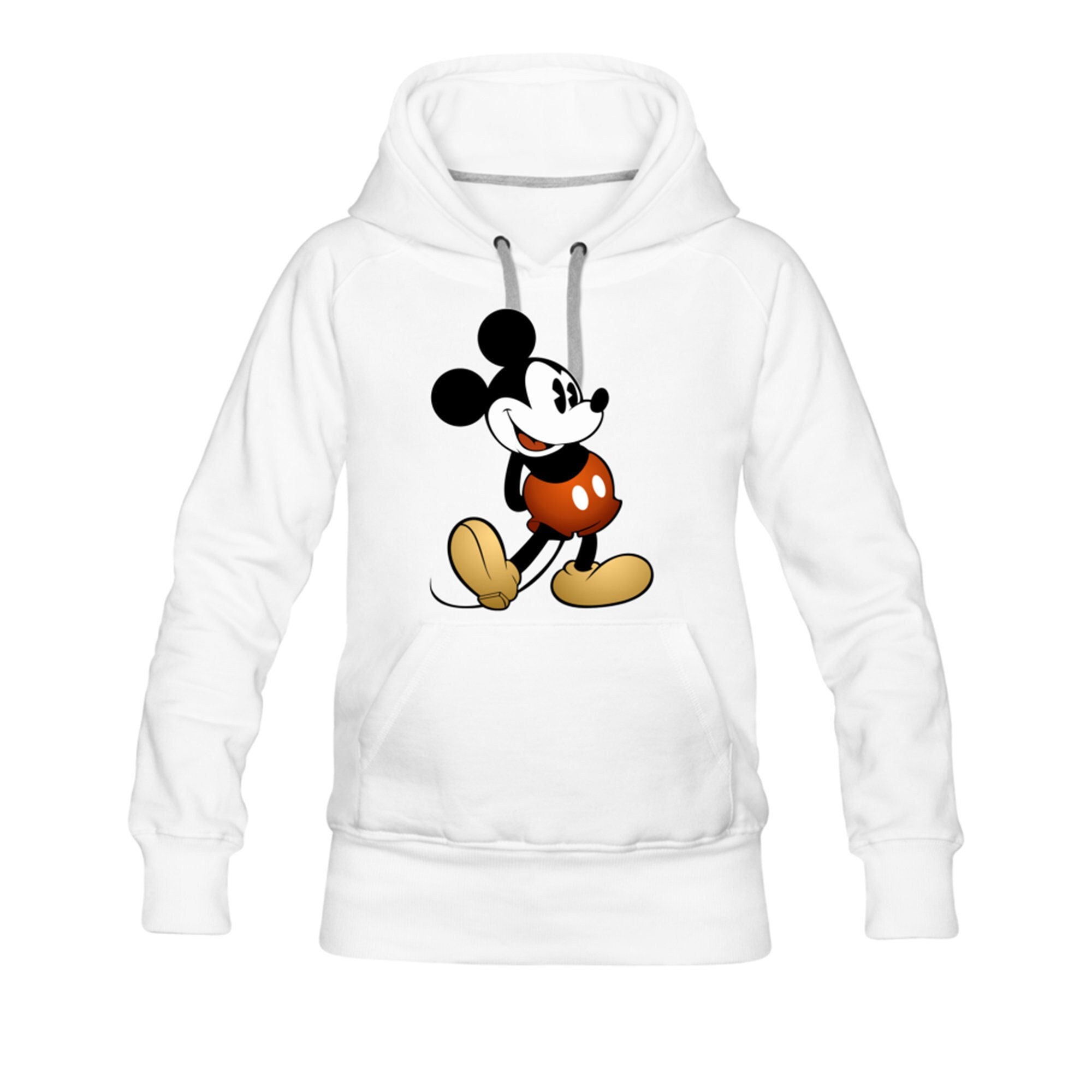 Kleding Herenkleding Hoodies & Sweatshirts Sweatshirts Mickey Mouse Disney White Sweatshirt Size Medium 