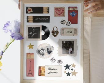 Blank Matchbook Poster Template | Minimalist Printable (Digital Download)