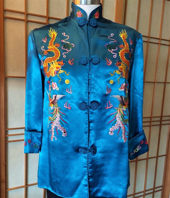 Gorgeous Royal Blue Embroidered Chinese Style Jack