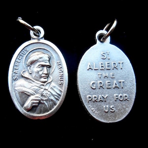 St Saint Albertus Magnus- Saint Albertus/ Catholic Charm/ Albert the Great, Albert of Cologne, Patron of