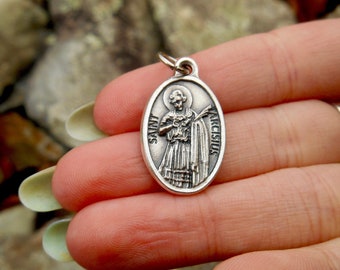 Saint Tarcisius Medal/ St Tarcisius /Saint Medal /Patron of Altar Servers/ Altar Boy/ Courage/ Boy Martyr/ Confirmation Saint/ 1st Communion