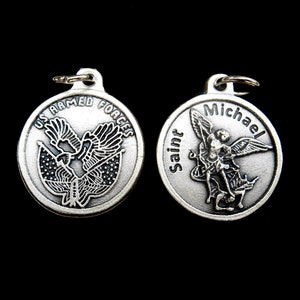 St Michael/ Armed Forces Medal/ St Michael Deployment Gift/Mens Saint Michael Medal/Patron Saint Armed Forces/ Army, Navy, Airforce, Marines