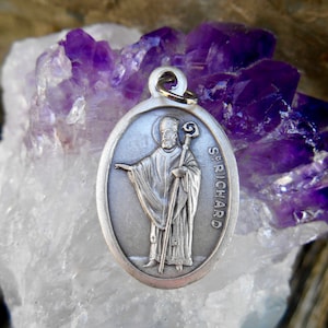 St Saint Richard Medal/ Saint Richard Charm/ Catholic Saint Charm/Saint Richard Pendent/Catholic Charm/ Saint Medal/ Patron Coachmen (Qty 1)
