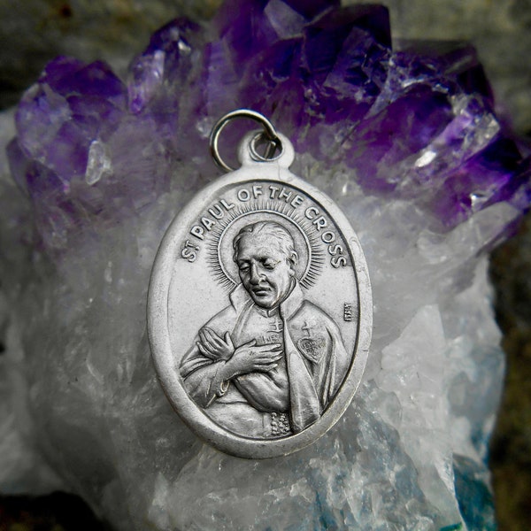 St Saint PAUL of the Cross- Saint Paul Medal, Catholic Saint, Saint Paul Pendent, Saint Charm Medal, Saint Medal (Qty 1), Patron Saint