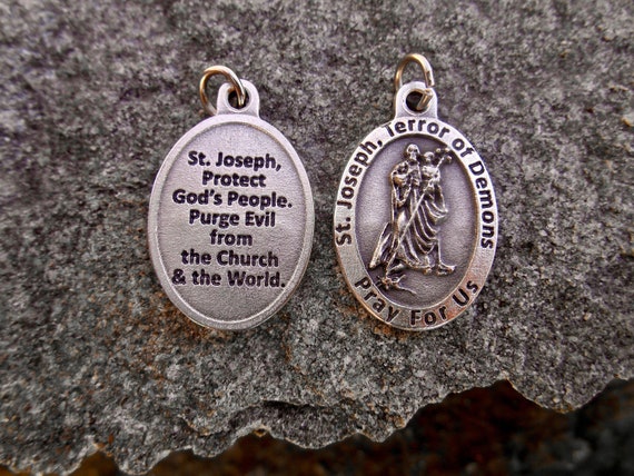 Saint Joseph Medal/ St Jospeh Terror of Demons/Saint Joseph Medal/Protection Medal /Confirmation/ Patron Foster Fathers/Expectant Mothers
