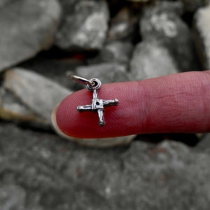 TINY Saint Brigid Cross Charm/St Brigid Cross Medal/Protection from Evil/Saint Brigid of Ireland/Confirmation/ Bracelet Charm