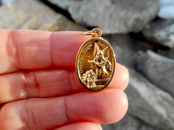 St michael guardian shop angel pendant