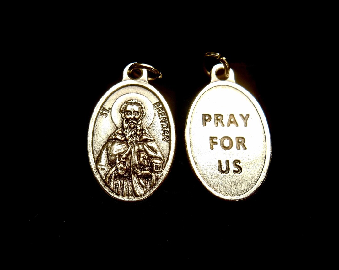 Saint Brendan Medal Brendan Confirmation Brendan the Etsy