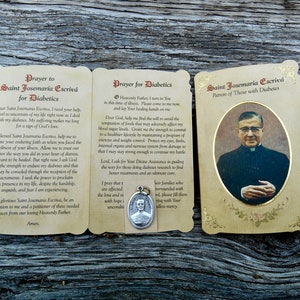 thumbnail image 2 of Silver St. Josemaria Escriva Medal - 3/4" (Patron Saint Of Diabetes) 2 of 9