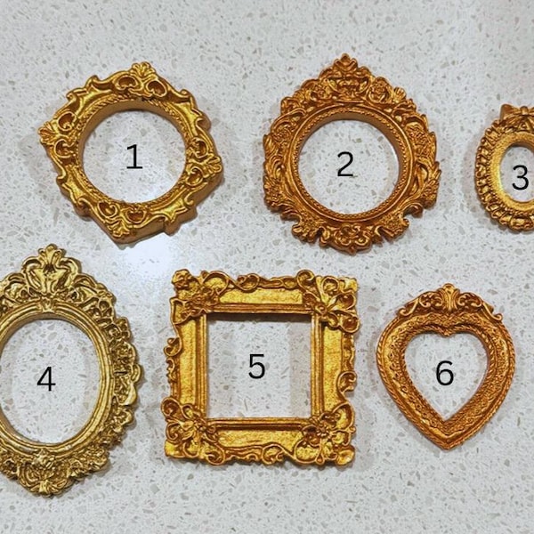 Photo Frame Gold Thing Gold Photo Frames - Etsy