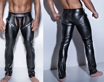 Mens Leather Pants - Etsy