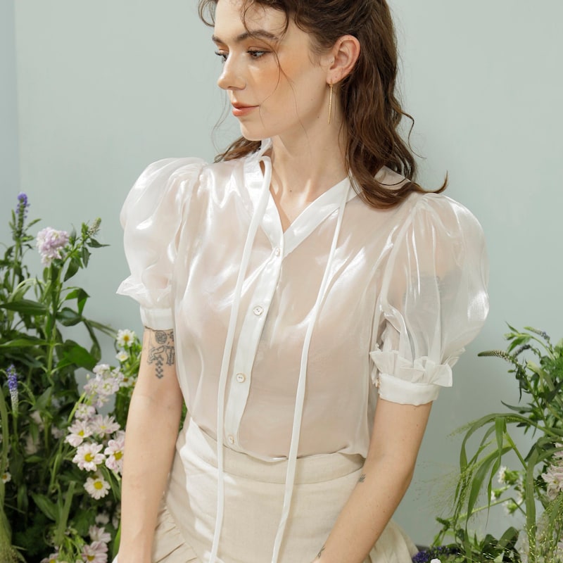 DRAPED BLOUSE main image 0