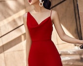 Ruffle One Shoulder Jumpsuit - Silk Jumpsuit - Jumpsuit for office - Jumpsuit for party - V neck jumsuit -Jumpsuit - Gift For Her