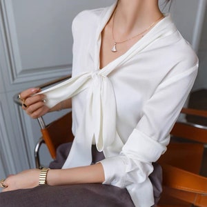 Blusas oficina 2025 mujer