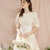 Long Satin Party Dress Cold Shoulder Bridesmades Dress Engagement Dress