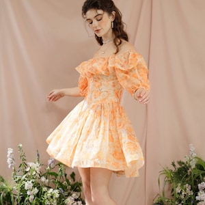Chiffon short frocks sales