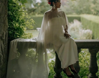 Ivory Dress - Maxi Dress - Bridesmaid Dresses - Silk Dress - Simple Wedding Dress - Engagement Dress - Slip Dress - Gift for her