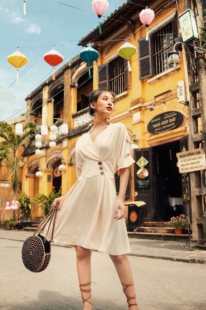 Silk dress  Mini Dress  Summer dress  Short dress image 1