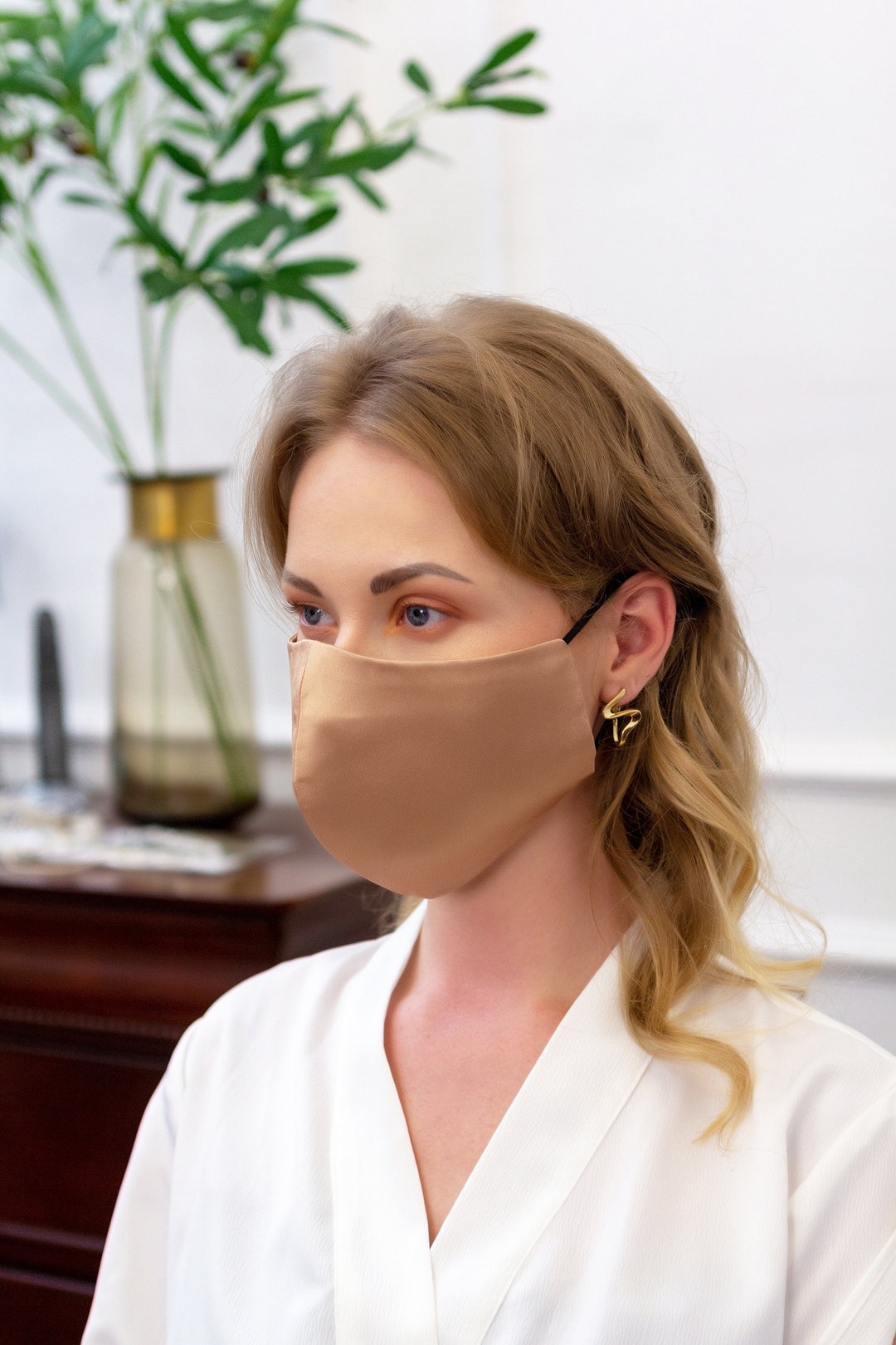 Mulberry Silk Face Mask Adults Face Mask With Filter Cloth Etsy