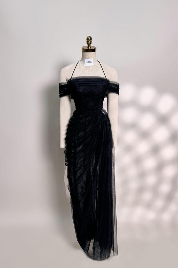 Black Dress - Long Dress - Party Dress - Simple Wedding Dress - Bridesmades  Dress - Gift for Her -engagement Dress - Gift for Bride - Etsy