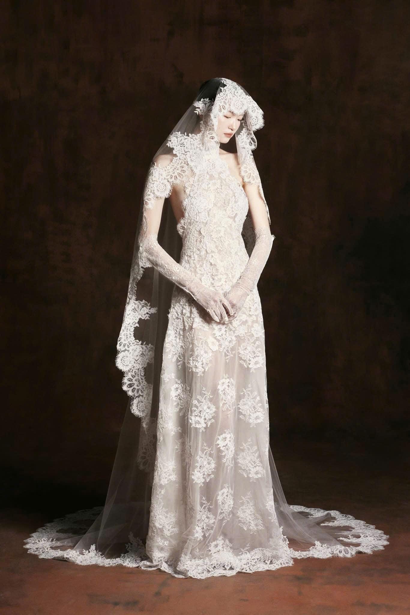 knee length dresses for ladies Everglade Designer Lace Party Dress by Claire Pettibone 4 / Ivory / Cocktail