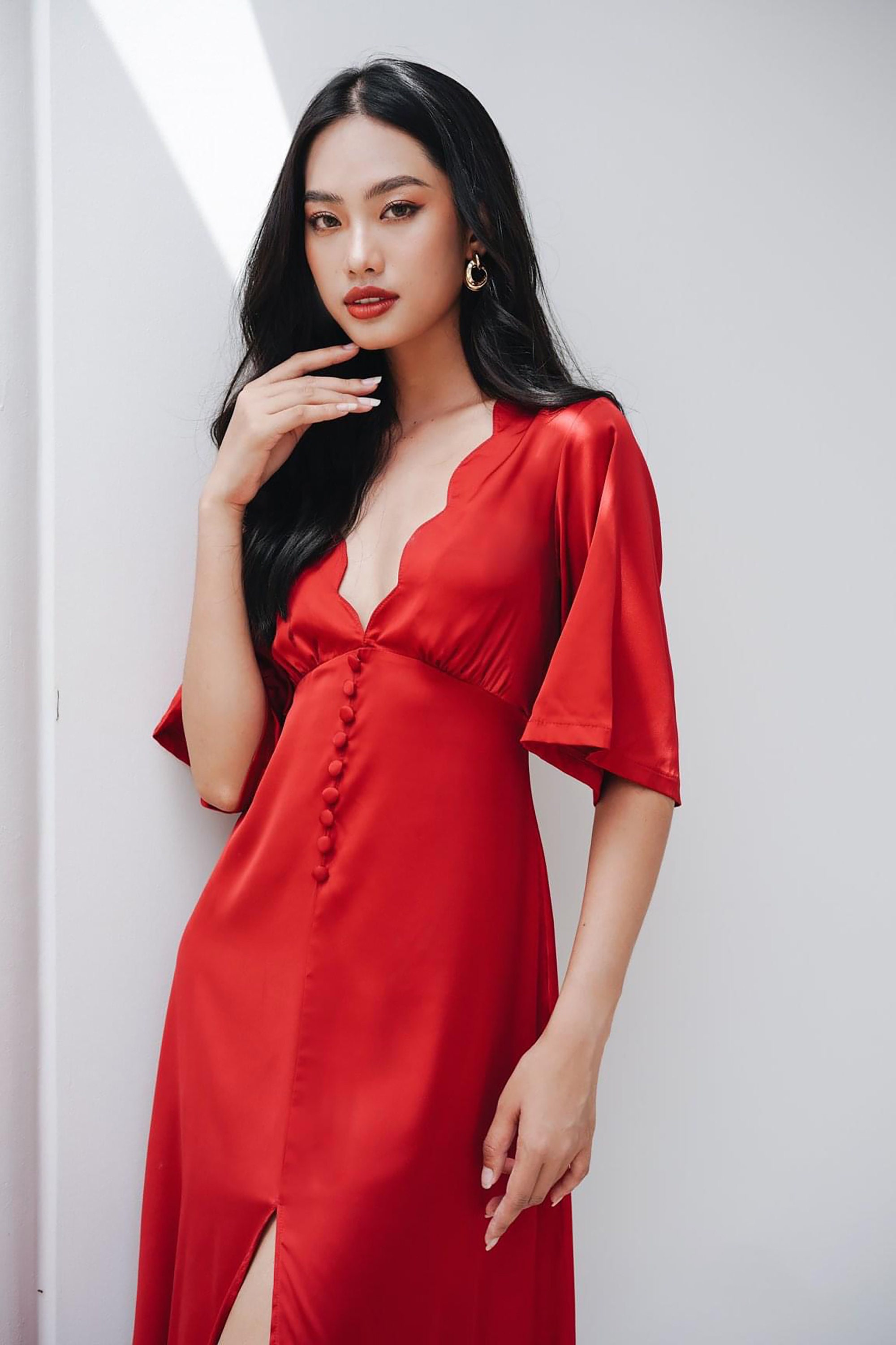 Silk button down dress / Prom dress long / Prom dress vintage Etsy