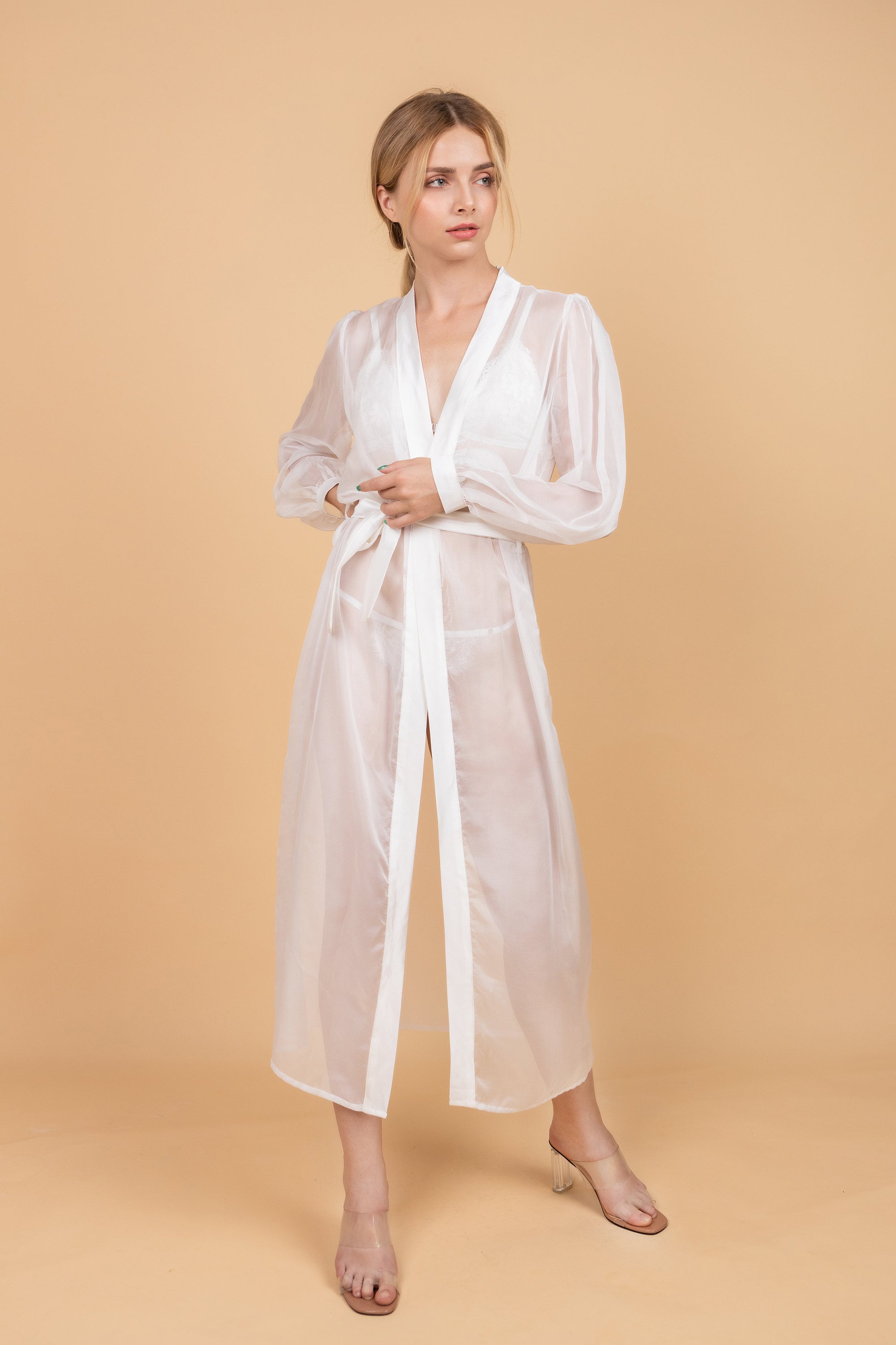 Chiffon Robe Sexy Robe Womens Robe Bridal Robe Gift Etsy