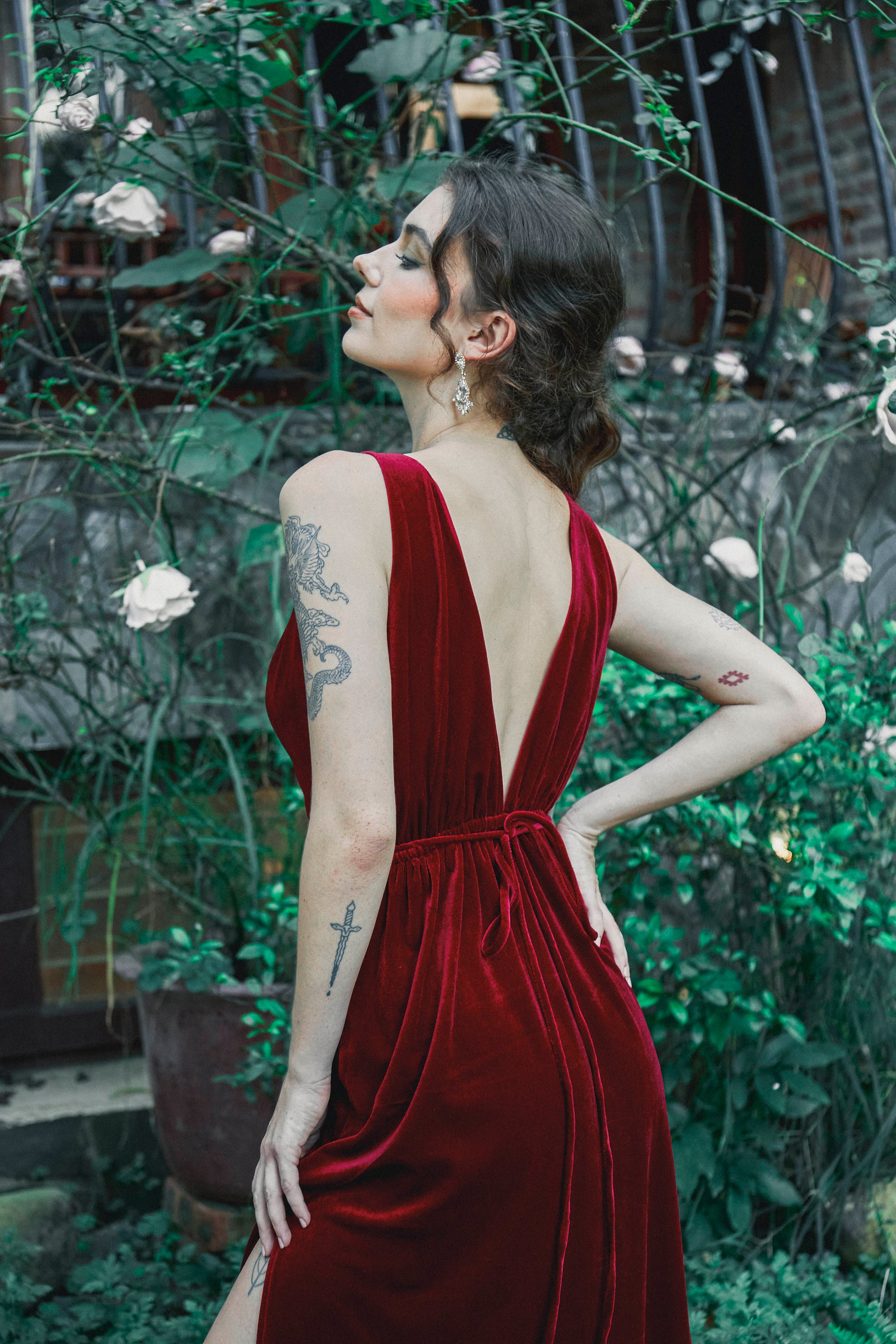 metal dress Gun Draped Metallic Maxi Color:true black trumpet sweetheart wedding dress Elsa from Frozen in