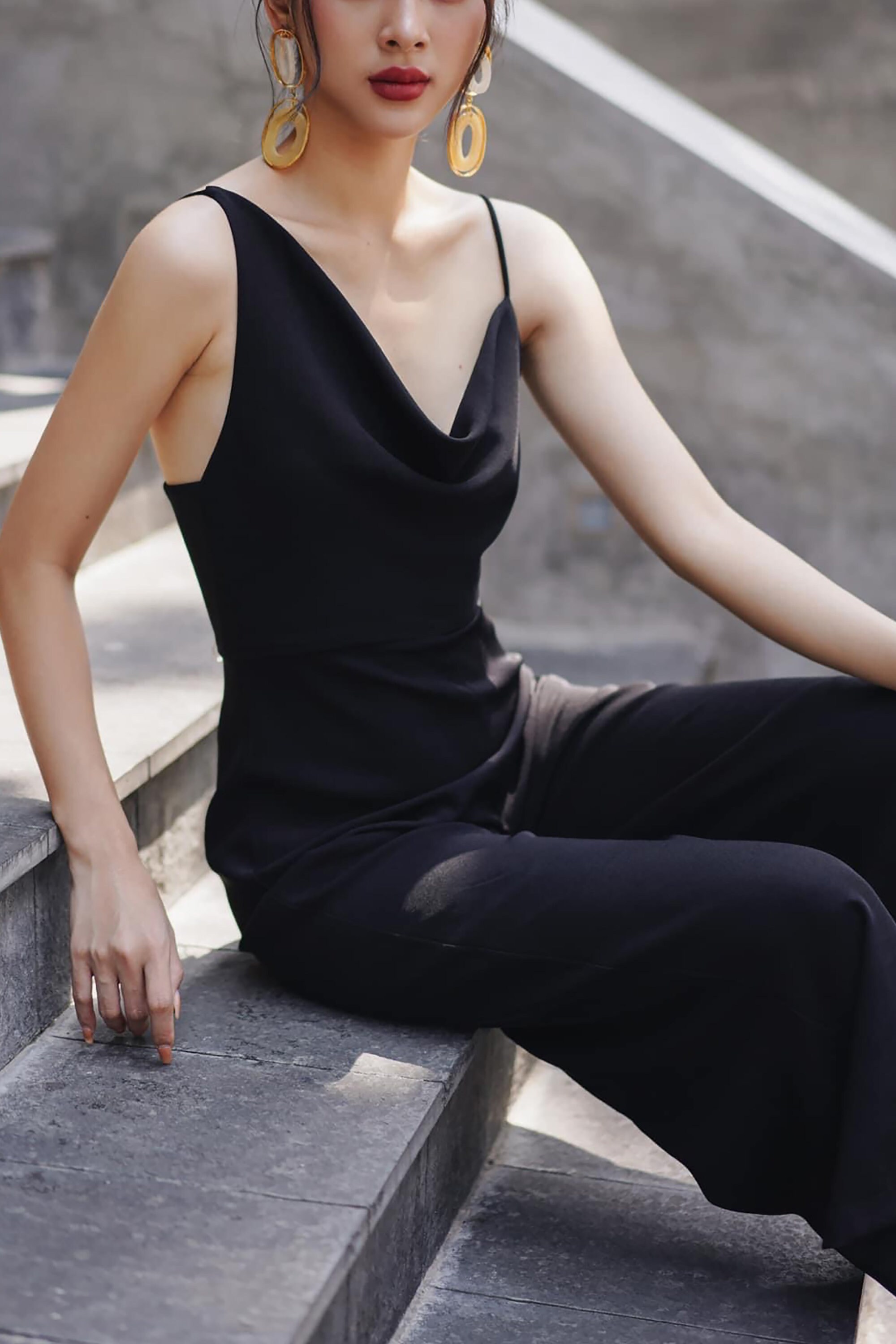 Ruffle One Shoulder Jumpsuit Bridal Jumpsuit Bridesmaid Etsy Canada