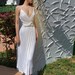 White Pleated Dress- Midi Dress -Sexy Dress- Gift For Her -Slip Dress - Silk Dress- Bridesmaid Dress -Engagement dress- Simple Wedding Dress