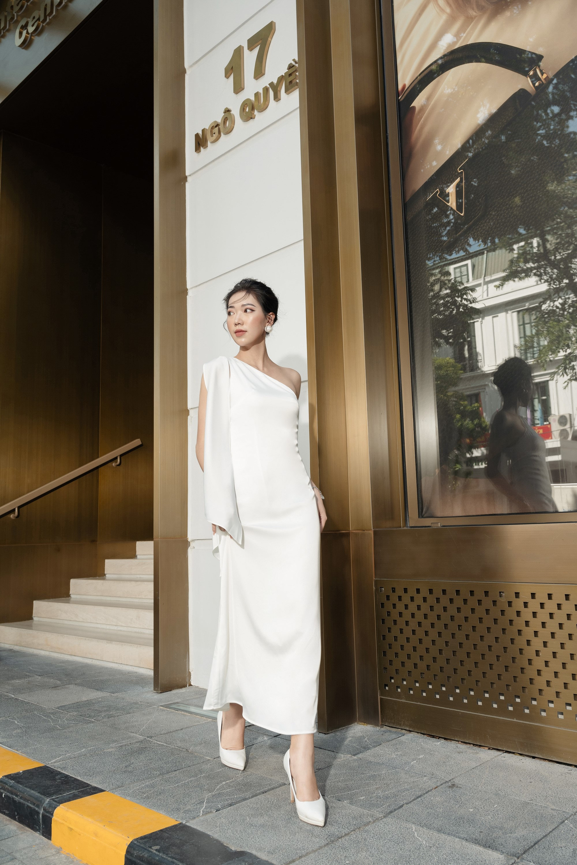 Silk Dress Engagement dress White dress Simple Wedding | Etsy