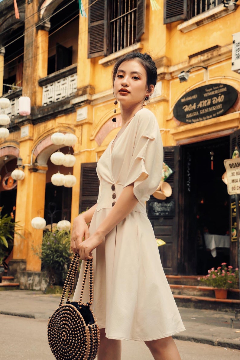 Silk dress  Mini Dress  Summer dress  Short dress image 2