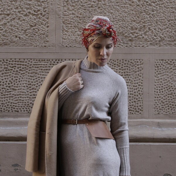 peplum belt leather