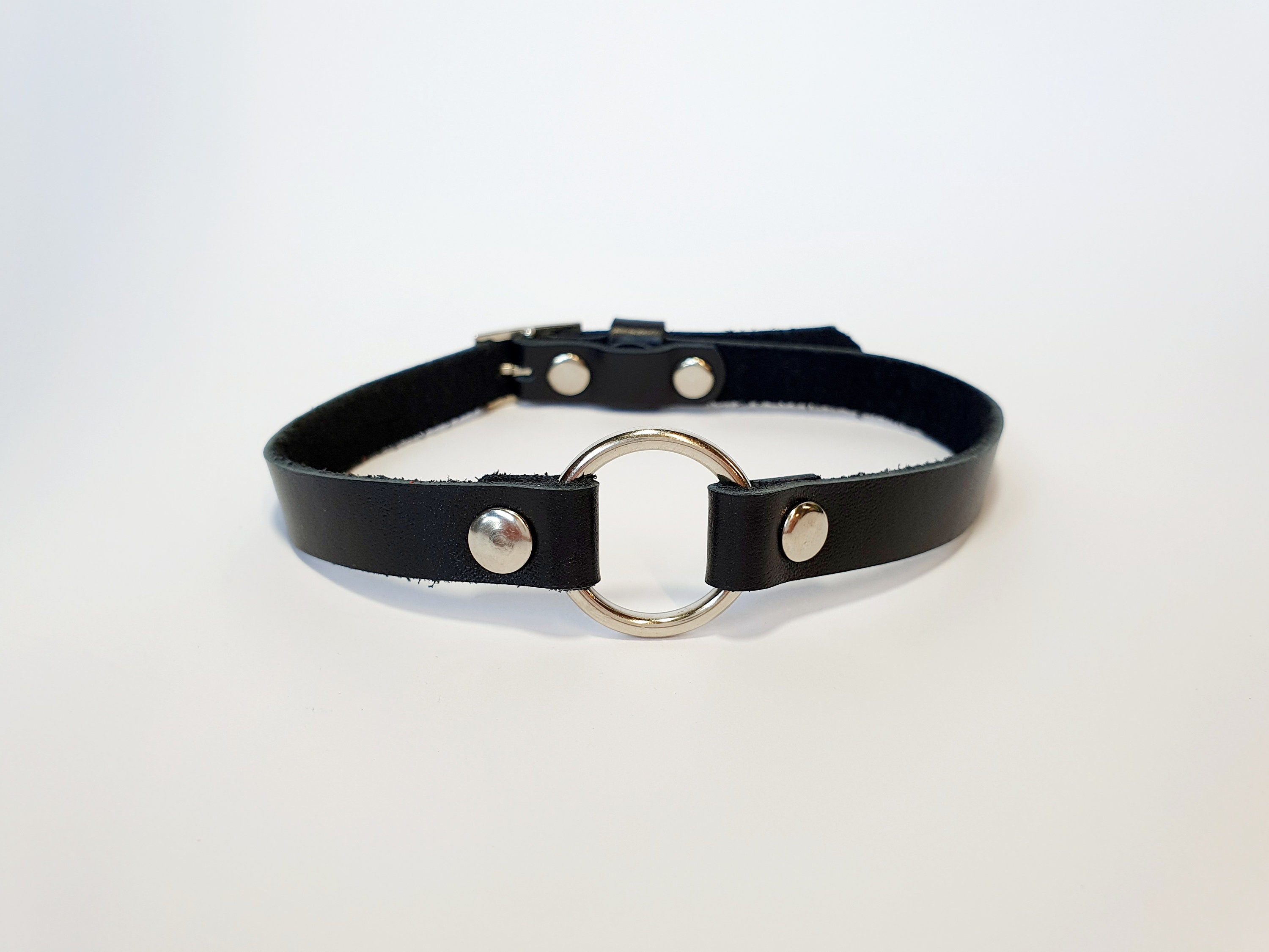 Thin Choker Necklace Leather Choker Collar Designer Leather - Etsy