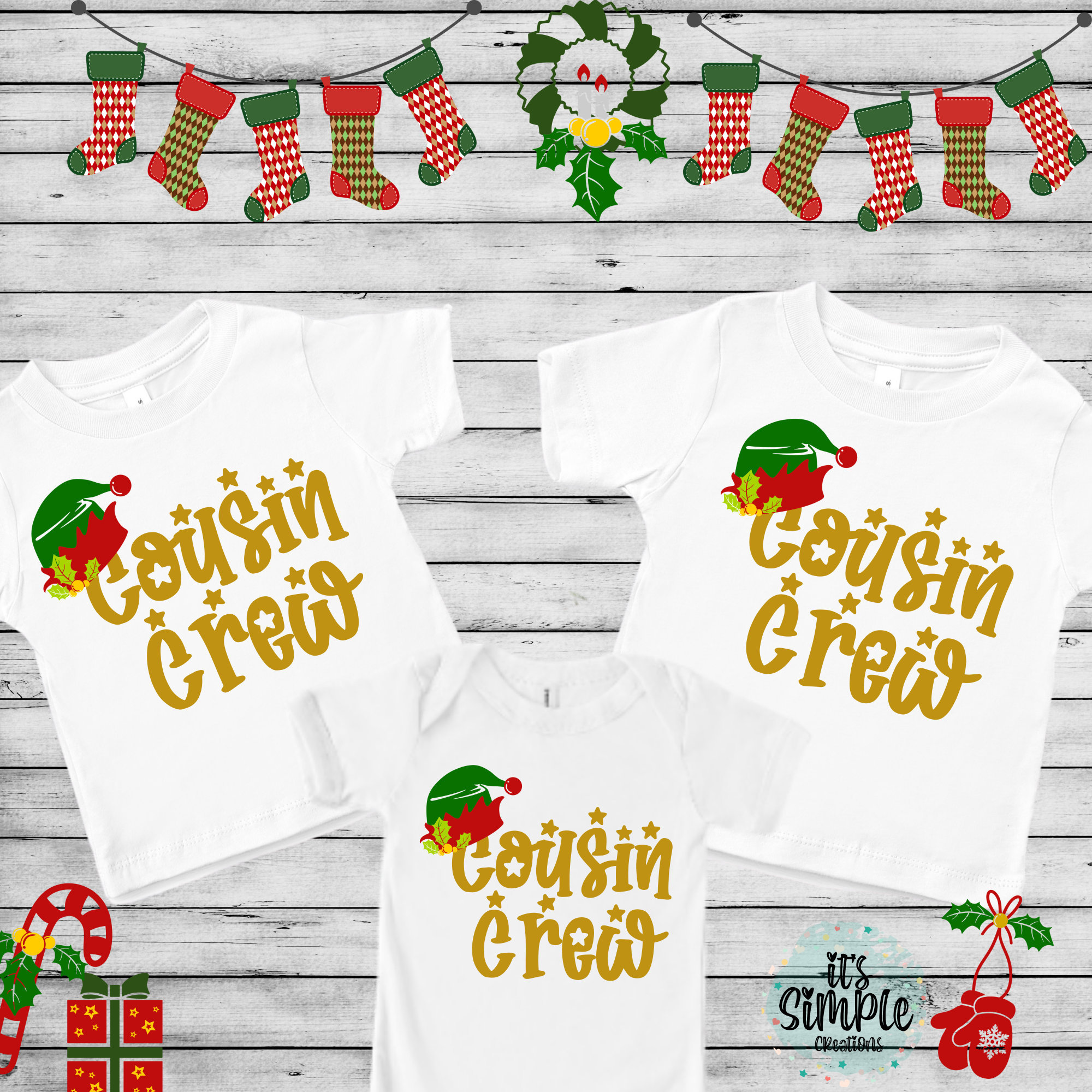 Cousin Crew Christmas Shirtmatching 