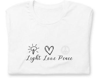 Camiseta Light Love Peace Neutral