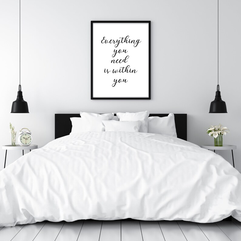 Inspiring Printable: 'Everything You Need Is Within You' - Motivational Quote Download